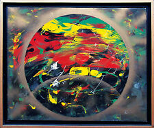 Jozsef Toth *1944: Planet Jupiter Astronomie All Öl-Lack-Gemälde 1996 Universum