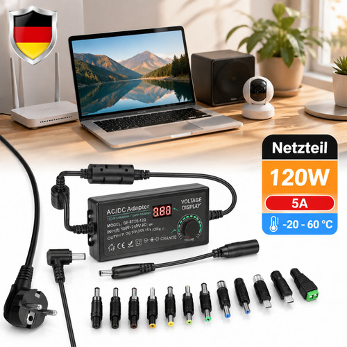 Einstellbares netzteiladapter - einstellbares,