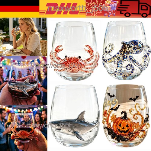 Blue ringed octopus glassware - octopus,