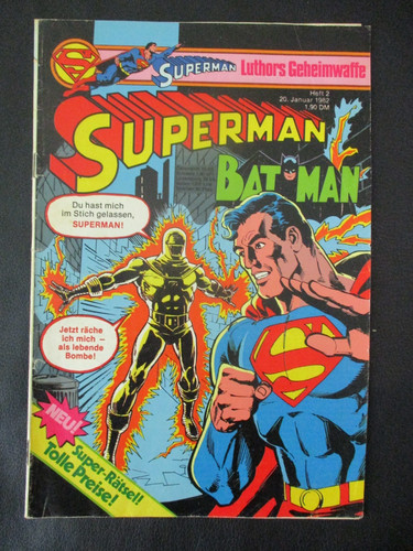 Comic superman batman ehapa - comic,