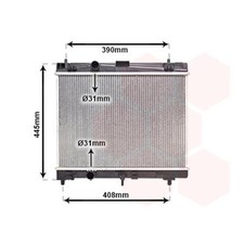 Van Wezel Motorkühler für