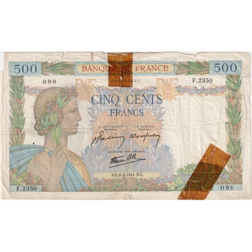 Frankreich 500 francs - francs,, la