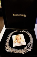 Neue DIAMONIQUE Prinzessin BEA VON AUERSPERG, 925 Silber Kette, QVC