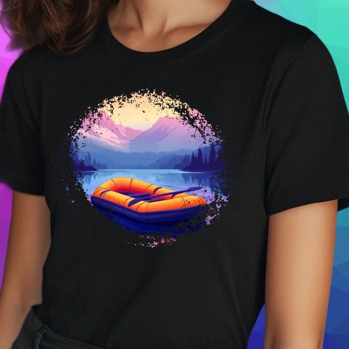 Shirt frauen rafting - frauen, boot