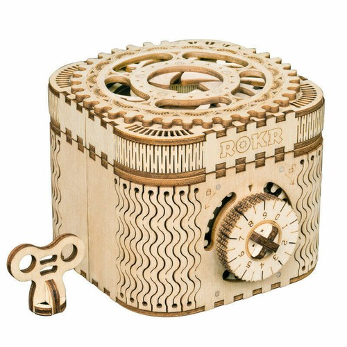 Rokr holzpuzzle schatzkiste - rokr, 3d