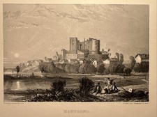 Montrond Loire Stahlstich Bild