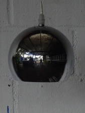 70er Jahre Design - Chrom Hängelampe