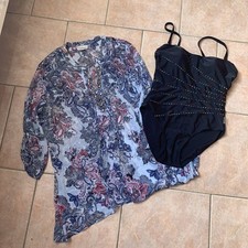 Badeanzug mit Tunika Gr 40