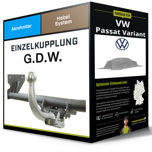 Abnehmbare anhängerkupplung - abnehmbare,