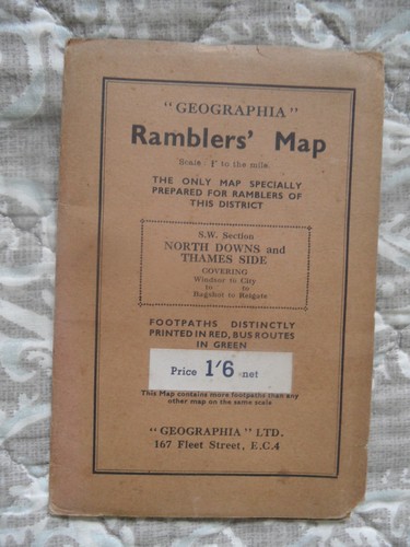 Vintage wanderkarte von north - vintage,