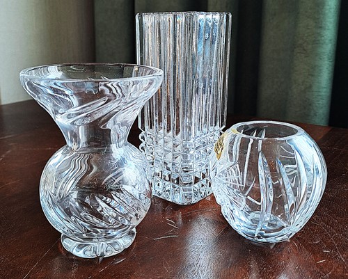 Kristallvase konvolut 3 - -,