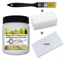 Möbelwachs SET 5 Teile Holzwachs Möbelpolitur Möbelpflege Shabby Chic Antikwachs