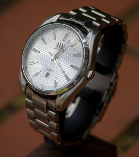 Edelstahl herrenuhr - edelstahl,