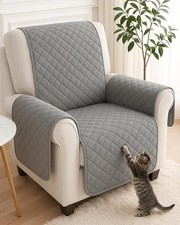 Wende Sesselschoner Sesselauflage RELAX mit Armlehnen grau hellgrau