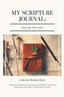 Scripture journal fearing - my, journal: