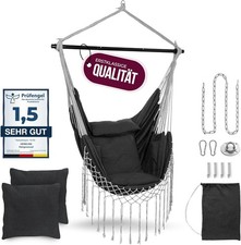 HEIMLING Hängesessel Indoor & Outdoor XXL Hängesessel Hängematte Balkon Terrasse