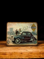 metallschild vintage renault