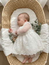 Ecru Tulle Kleid Spitze
