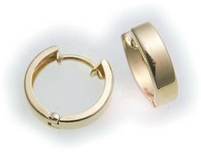 Women earrings hinged hoop - women's,