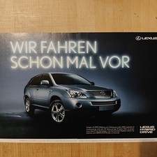 Lexus RX 400h 2008 Vintage Werbung Anzeige Advert Werbeanzeige Ad Reklame