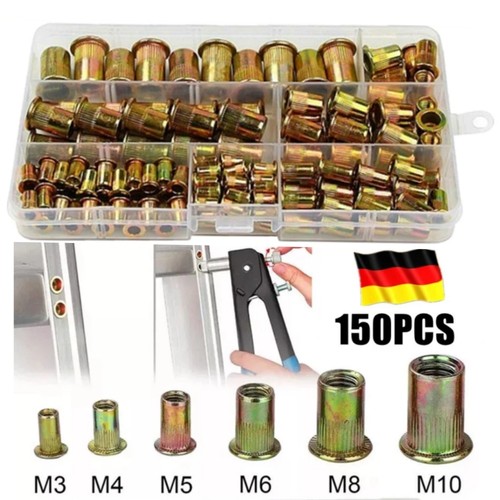 150 tlg nietmutter sortiment - 150-tlg, nietmutter-sortiment