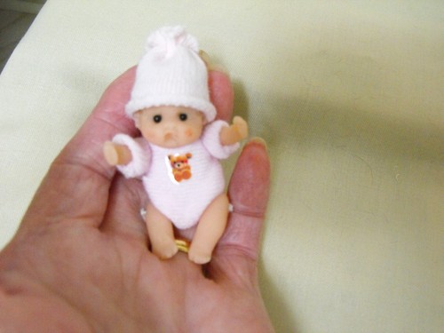 Ooak puppenhaus miniatur baby - ooak,