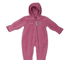 Hoppediz Baby FleeceWinter-Overall Ganzkörperanzug mit Kapuze, Gr. 68-74