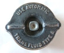 Nachlass.Oldtimer-Öl Tankdeckel--USE Automatic Trans Fluid Type A-Ansehen