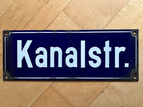 Altes emaille schild - altes,