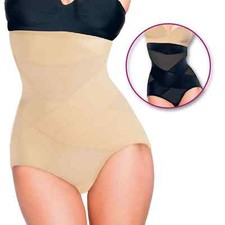 Damen Korsett Bodyshaper Kompressionsformer Bauchweg Gr. M Beige Braun - Velform