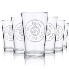 6x Maisels Glas / Gläser Bier Weissbierglas Willibecher 0,1l "Maisel & Friends