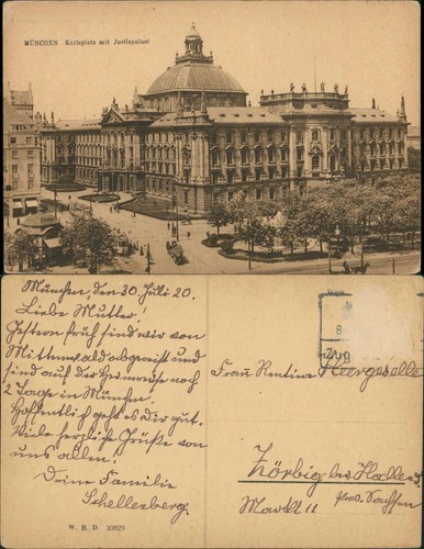 Ansichtskarte münchen - ansichtskarte,