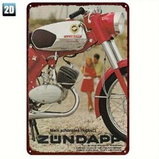 Blechschild Zündapp Motorrad