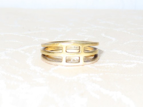Vintage ring triple - ring, ring"