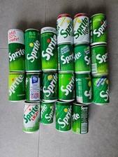 19 versch. leere Sprite Dosen