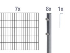 Alberts Doppelstabmattenzaun16