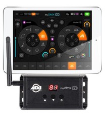 ADJ mydmx GO Wireless DMX Steuerung für iPad oder Android Tablet App Beleuchtung