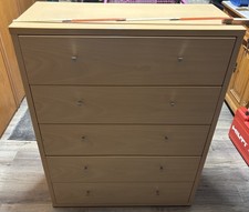 Ahorn Kommode mit 5 Schubladen