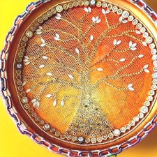 wandteller in Werkstatt- Optik