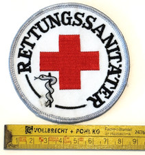 RETTUNGSSANITÄTER Aufnäher / Patch, Rotes Kreuz