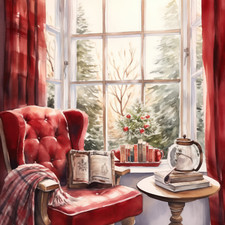 Wandbild Fenster Vintage Retro