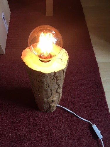 Lampe aus schwemmholz - lampe,