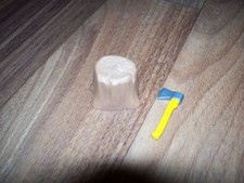 PLAYMOBIL "Baumstumpf mit Axt" Wald,Baum,Waldarbeiter,Hauklotz,Bauernhof