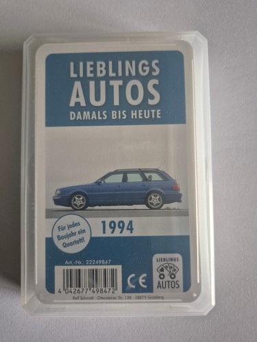 Auto quartett 1994 - auto,