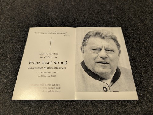 Gedenkkarte franz - (sterbebild),