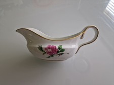 Meissen Porzellan Sauciere  Soße Krug  Rose Design