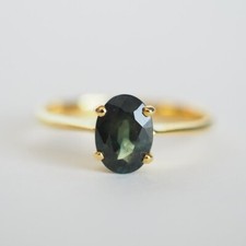 0,84 Ct Saphir Verlobungs