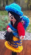 Trachten Finger Puppe aus