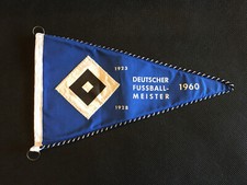 alter Wimpel Fahrrad-Wimpel – HSV - 60er Jahre/  DEUTSCHER FUSSBALL-MEISTER 1960