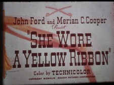 16mm SHE WORE A YELLOW RIBBON